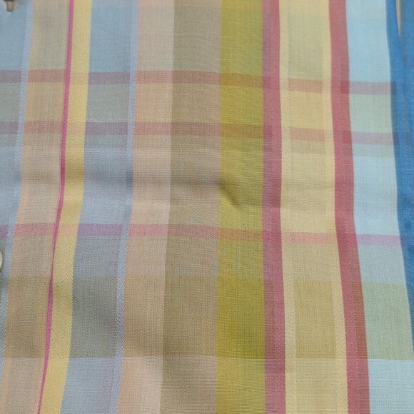 NWT $175 ST. CROIX Shirt Button Down Long Sleeve Mens L Ginger Pastel 100 Cotton - Picture 7 of 8